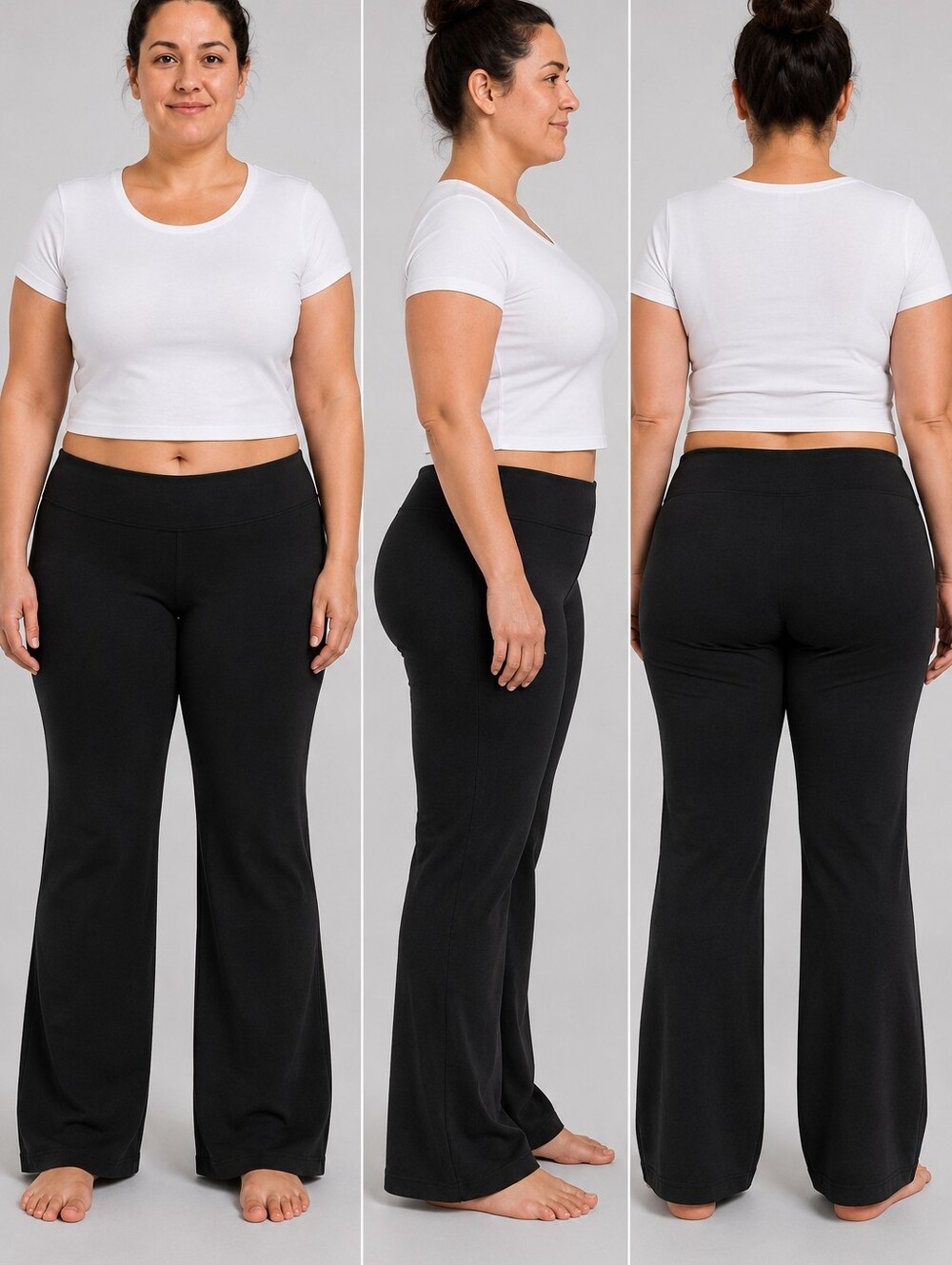 Jockey Black Wide Leg Yoga Lounge Pants Size L